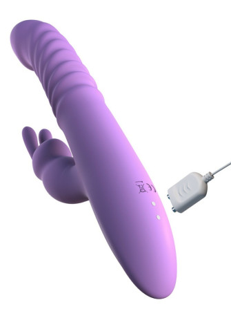 her thrusting silicone rabbit